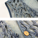 Bleu Intriqué Vest