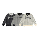 Stripe Letter Polo
