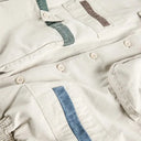 Veste cargo patchwork en jean