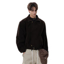 Veste cargo patchwork en jean