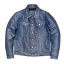Veste cargo patchwork en jean