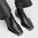 Silver Thorn Square Toe Boot