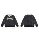 Stripe Letter Polo