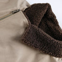 Taupe Shearling Jacket
