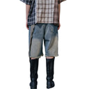 Pockets Full Denim Shorts
