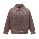 Veste cargo patchwork en jean