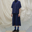 Drape Wide Bermuda Shorts