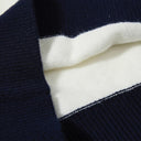 Sudadera con capucha de patchwork de mezclilla verde