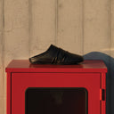 Draped Leather Loafer