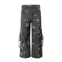 Camo Sketch Cargo Jeans