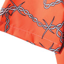 Camisa deshilachada con cuadros degradados