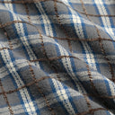 Gradient Raw Plaid Shirt