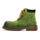 Botas de ante con punta cuadrada