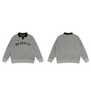 Stripe Letter Polo