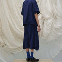 Drape Wide Bermuda Shorts