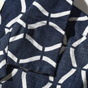 Indigo Grid Camp Collar