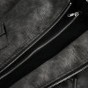 Veste cargo patchwork en jean