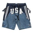 USA Denim Patchwork Shorts