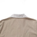 Split Collar Stripe Shirt