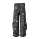 Camo Sketch Cargo Jeans