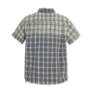 Gradient Raw Plaid Shirt