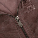 Veste cargo patchwork en jean