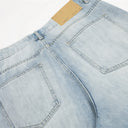 Light Wash Ripped Denim Jeans