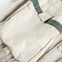 Veste cargo patchwork en jean