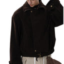Veste cargo patchwork en jean