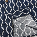 Indigo Grid Camp Collar