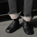 Draped Leather Loafer