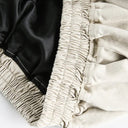 Veste cargo patchwork en jean
