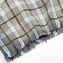 Gradient Raw Plaid Shirt