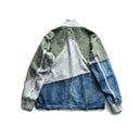 Distressed Denim Cargo Jacket
