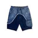 Short cargo en jean