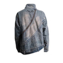 Veste cargo patchwork en jean