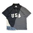 USA Patchwork Polo Shirt