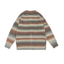 Ombre Striped Sweater Cardigan