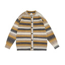 Ombre Striped Sweater Cardigan
