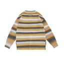 Ombre Striped Sweater Cardigan