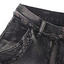 Noir Webbed Jeans