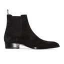 Suede Square Toe Boots