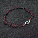 Ruby Red Wallet Chain