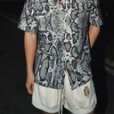Scales Pattern Short Sleeve