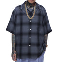 Shadow Plaid Cuban Shirt