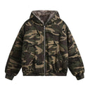 Fur Padded Camouflage Parka