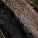 Fur Padded Camouflage Parka