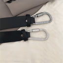 Steel Carabiner Leather Belt