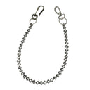 Stainless Steel Beaded Wallet Chain