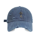 Cross Denim Cap